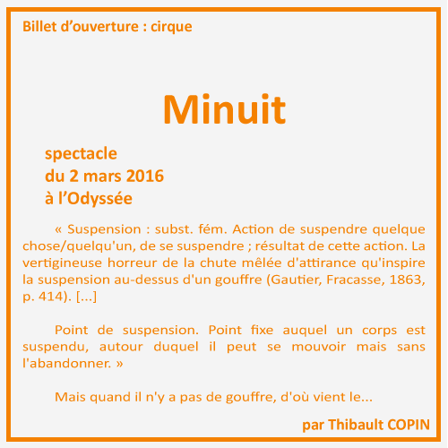... Minuit par Thibault Copin