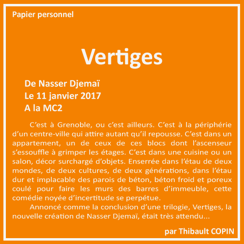 Entre deux Vertiges par Thibault Copin